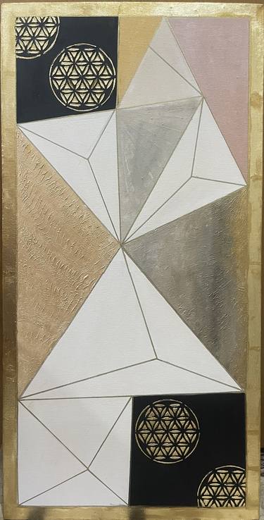 Original Geometric Painting by Afshan Jawed