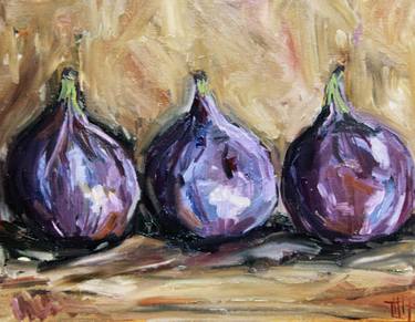 Saatchi Art Artist Tara Lewis; Paintings, “Three Figs” #art