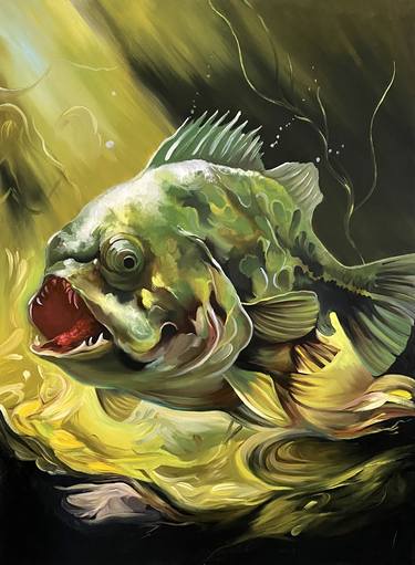 Original Fine Art Fish Paintings by Dmytro Martens
