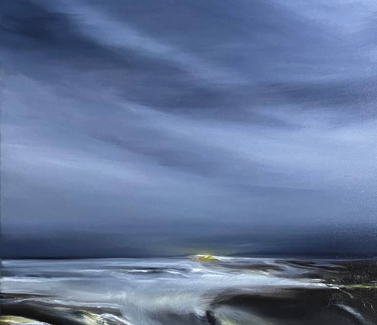 Original Abstract Expressionism Landscape Painting by Daiva KaraliūTė