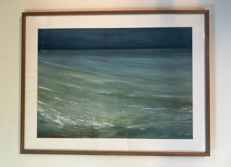 Original Impressionism Seascape Painting by Daiva KaraliūTė