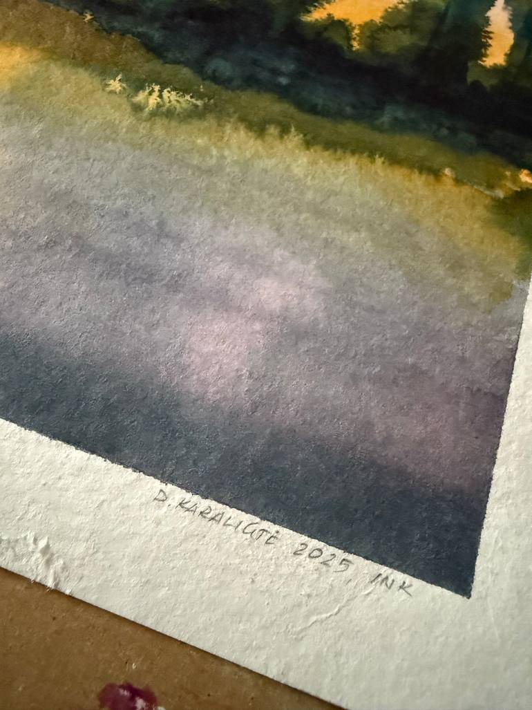 Original Abstract Landscape Painting by Daiva KaraliūTė