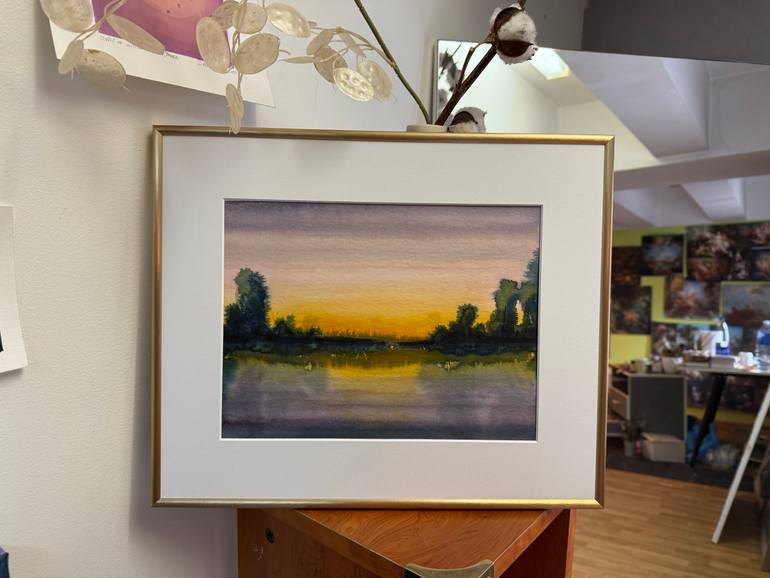 Original Abstract Landscape Painting by Daiva KaraliūTė