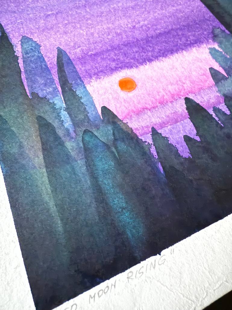 Original Expressionism Landscape Painting by Daiva KaraliūTė