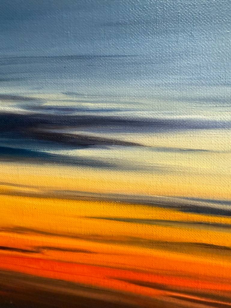 Original Abstract Expressionism Landscape Painting by Daiva KaraliūTė