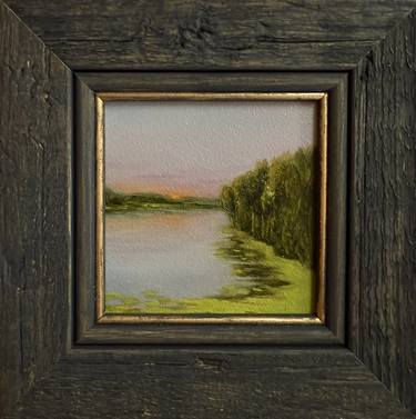 Original Classicism Landscape Painting by Daiva Karaliūtė