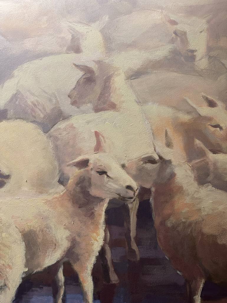 Original Contemporary Animal Painting by Nicole S Pousset