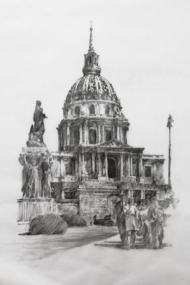 Original Realism Architecture Drawings by Natalia Rucinska