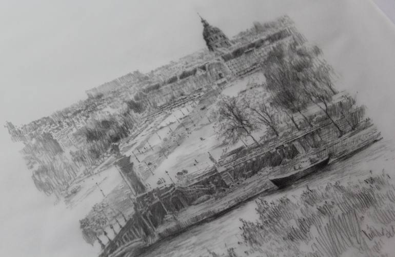 Original Cities Drawing by Natalia Rucinska