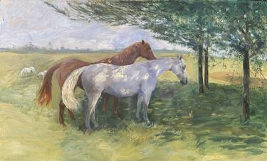 Original Horse Paintings by ELIZABETH PARSONS