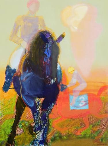 Print of Realism Horse Paintings by Sergey Konstantinov