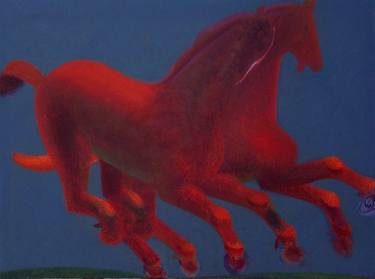 Print of Horse Paintings by Sergey Konstantinov