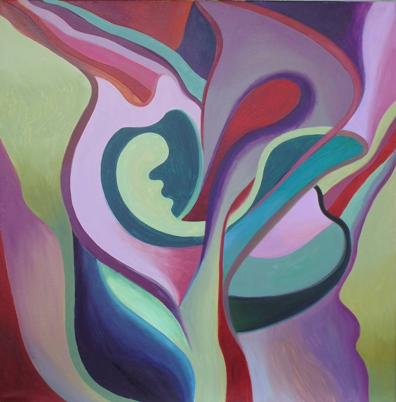 Original Contemporary Abstract Paintings by Anastasiia Maistrenko