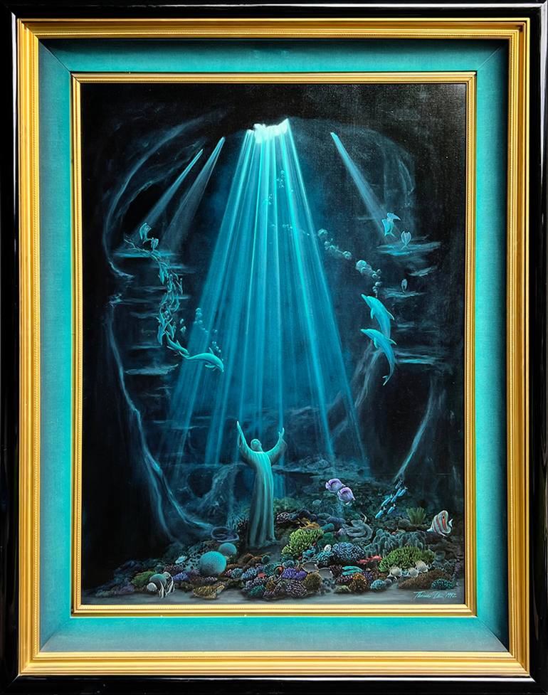 Original Religious Painting by Thomas Deir