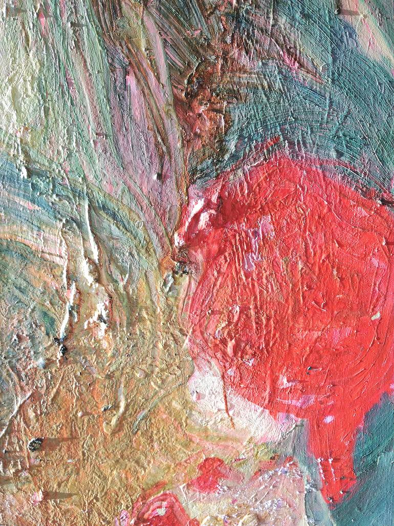 Original Abstract Expressionism Abstract Painting by Ana Rolaca Costa