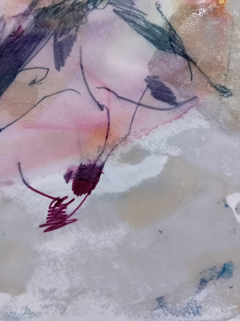 Original Abstract Nature Painting by Ana Rolaca Costa
