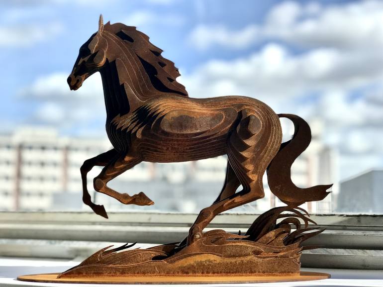 Original Horse Sculpture by Alex Lidagovsky