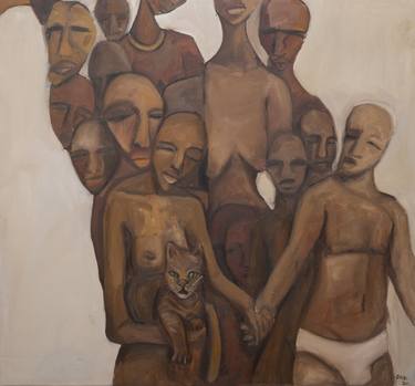 Original Figurative People Paintings by Dahlia Baasher