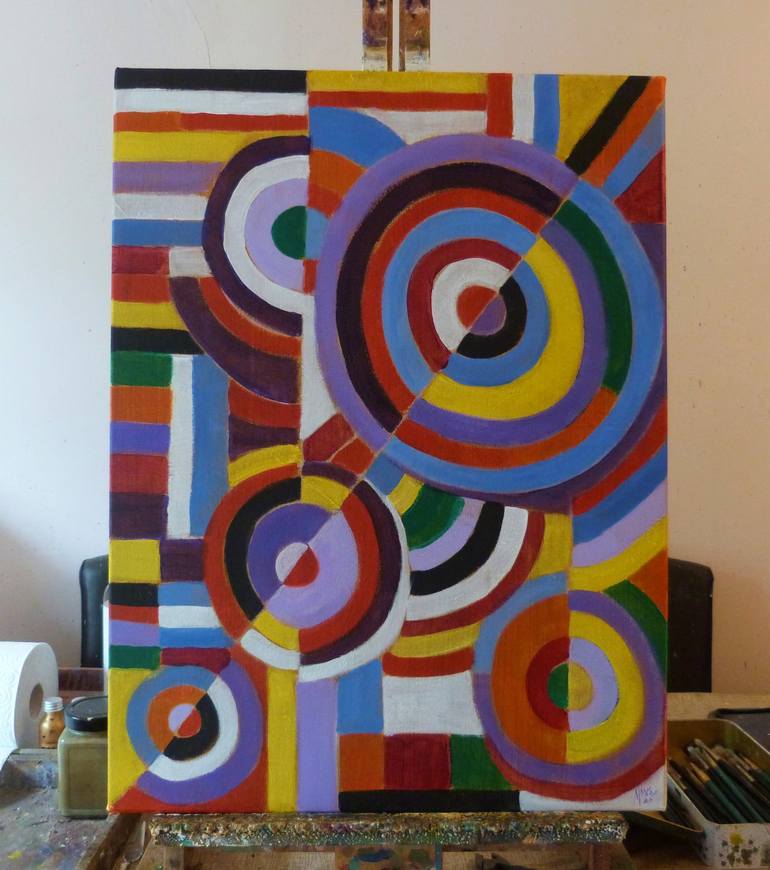 Original Abstract Painting by David Moore