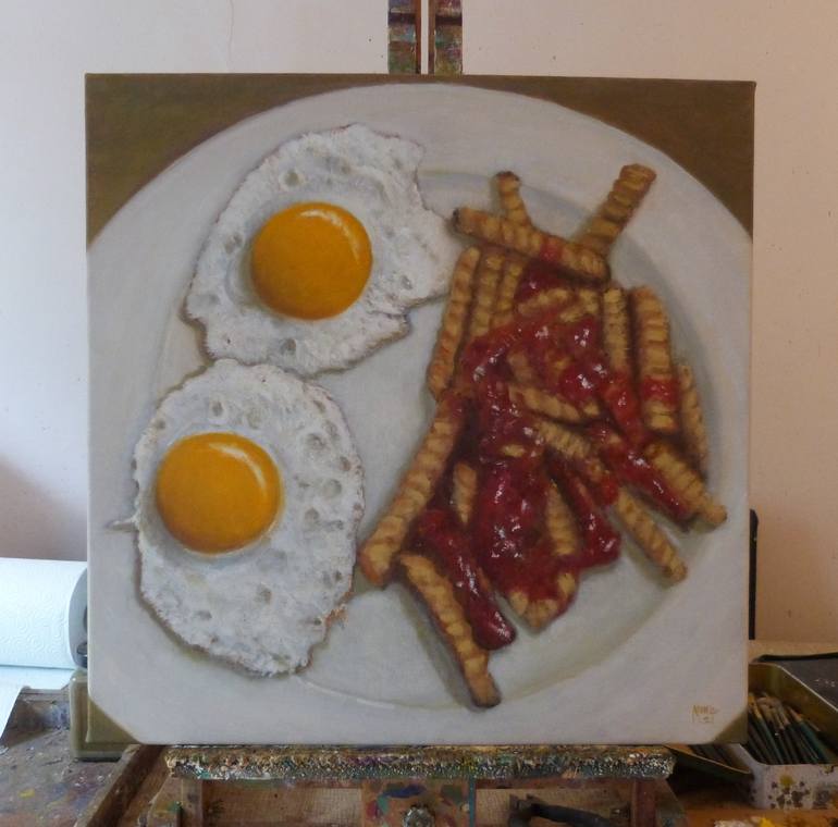 Original Food Painting by David Moore