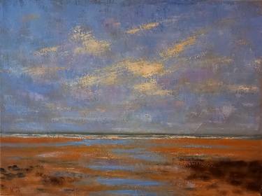Print of Impressionism Beach Paintings by David Moore