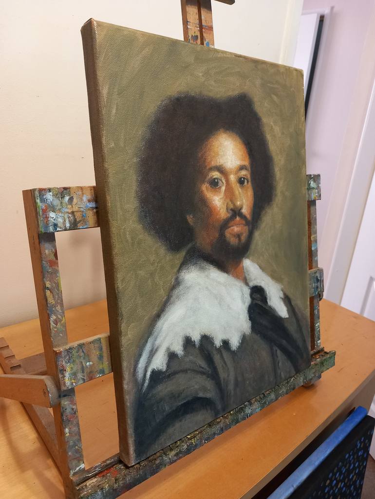 Original Portrait Painting by David Moore