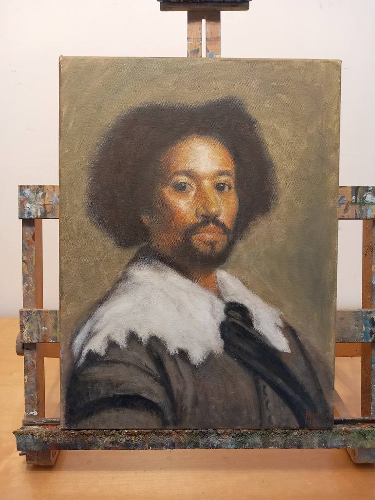 Original Portrait Painting by David Moore