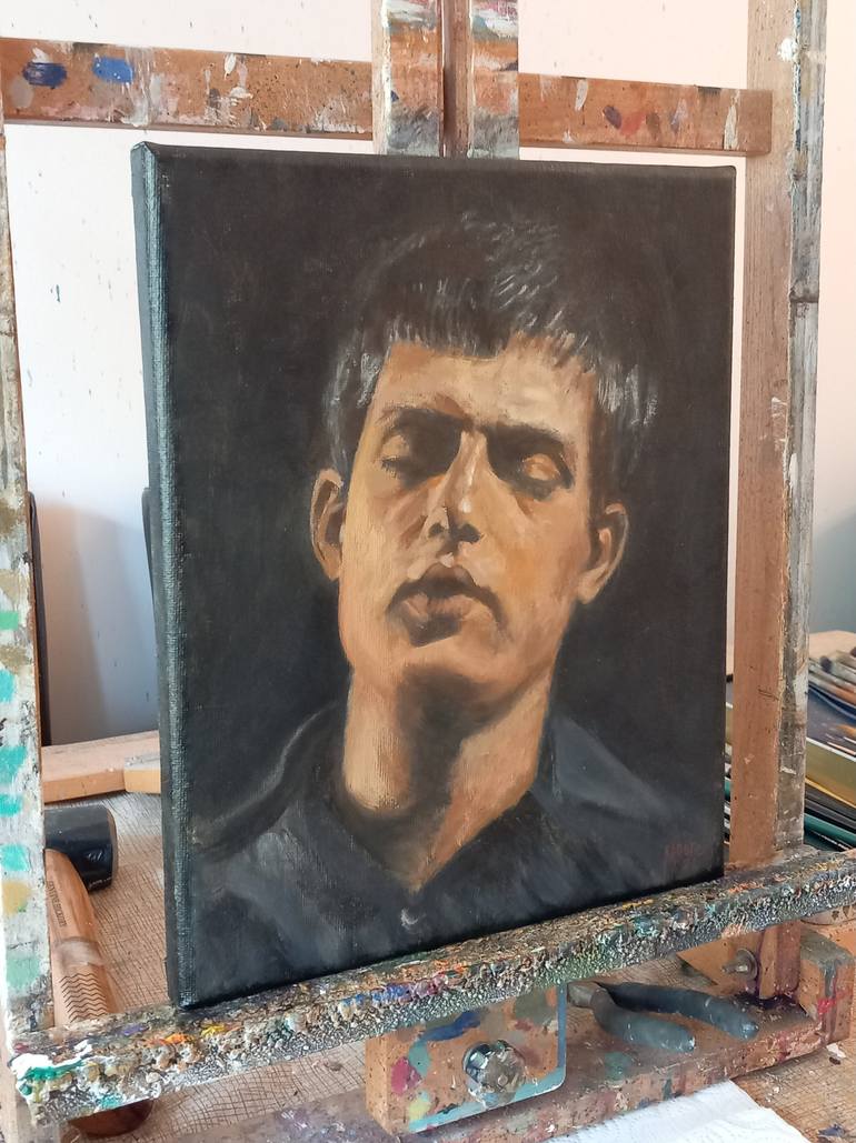 Original Portrait Painting by David Moore