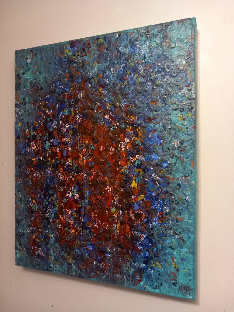 Original Abstract Expressionism Abstract Painting by David Moore