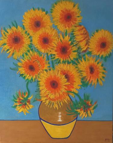 Original Contemporary Floral Paintings by David Moore