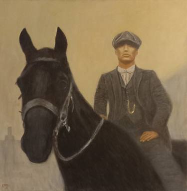 Original Figurative Horse Paintings by David Moore