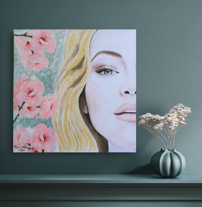 Original Portrait Painting by Iryni Art