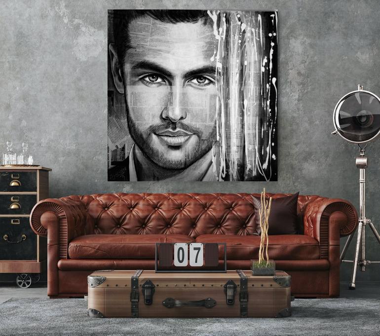 Original Modernism Men Painting by Iryni Art