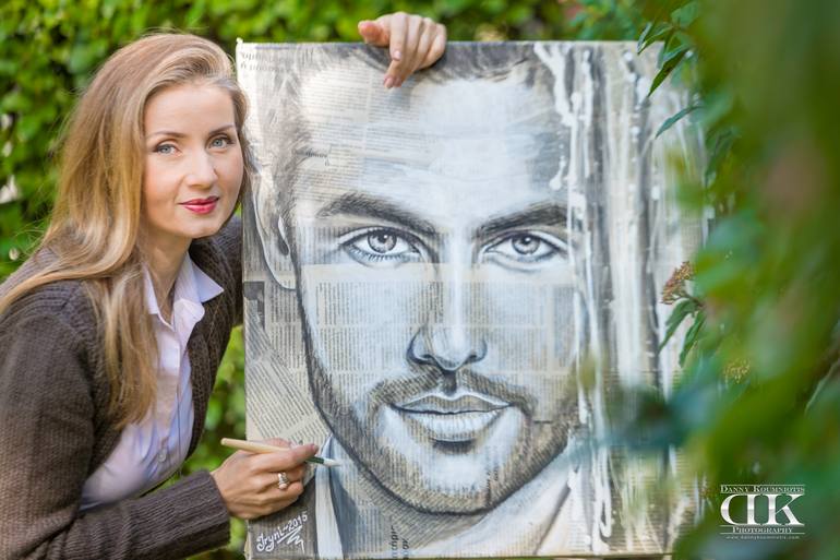 Original Modernism Men Painting by Iryni Art