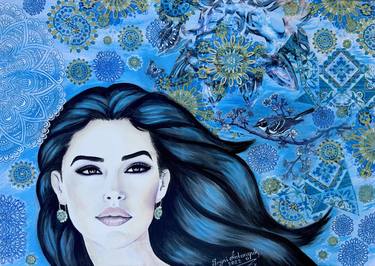 Original Modern Portrait Paintings by Iryni Art