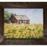 Sunflower barn framed