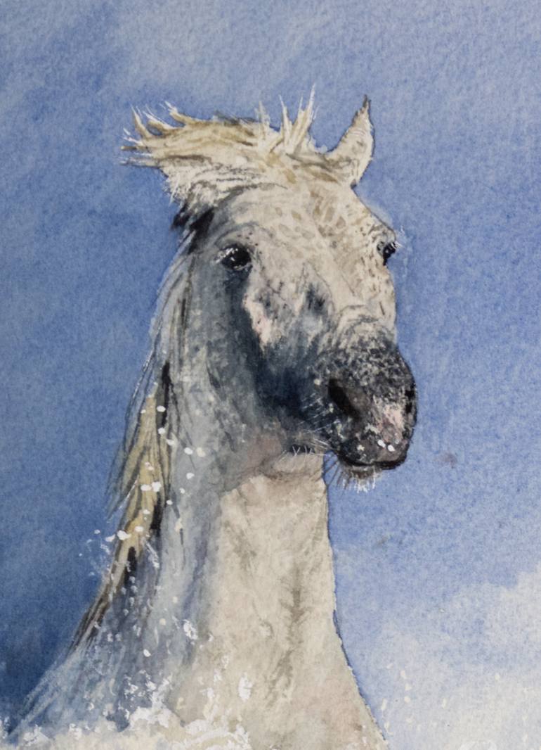 Original Expressionism Animal Painting by Paula Bridges