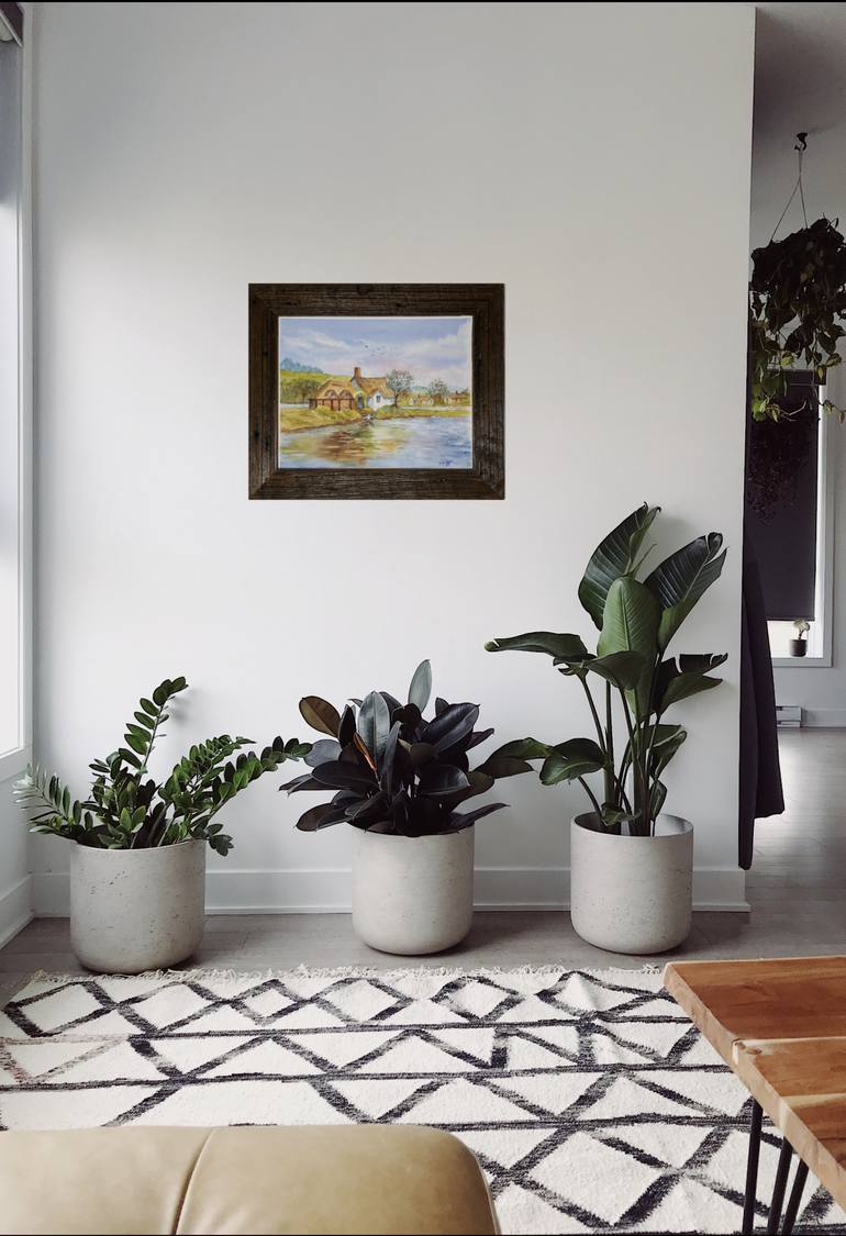 Original Expressionism Landscape Painting by Paula Bridges