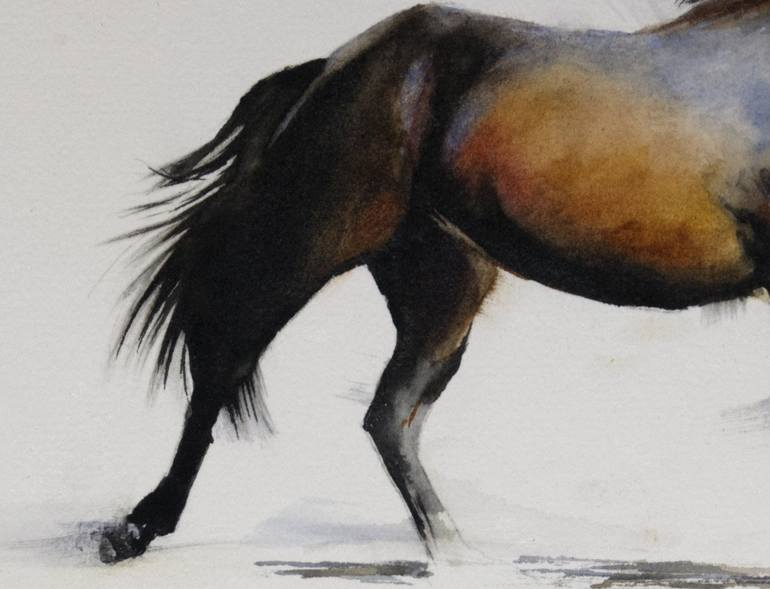 Original Fine Art Animal Painting by Paula Bridges