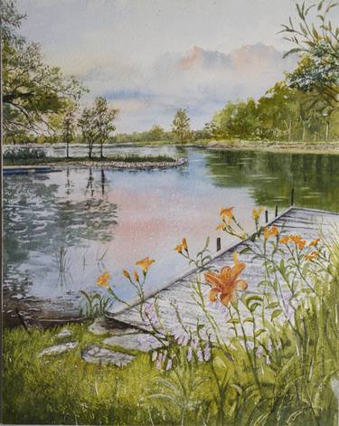 Original Fine Art Landscape Paintings by Paula Bridges