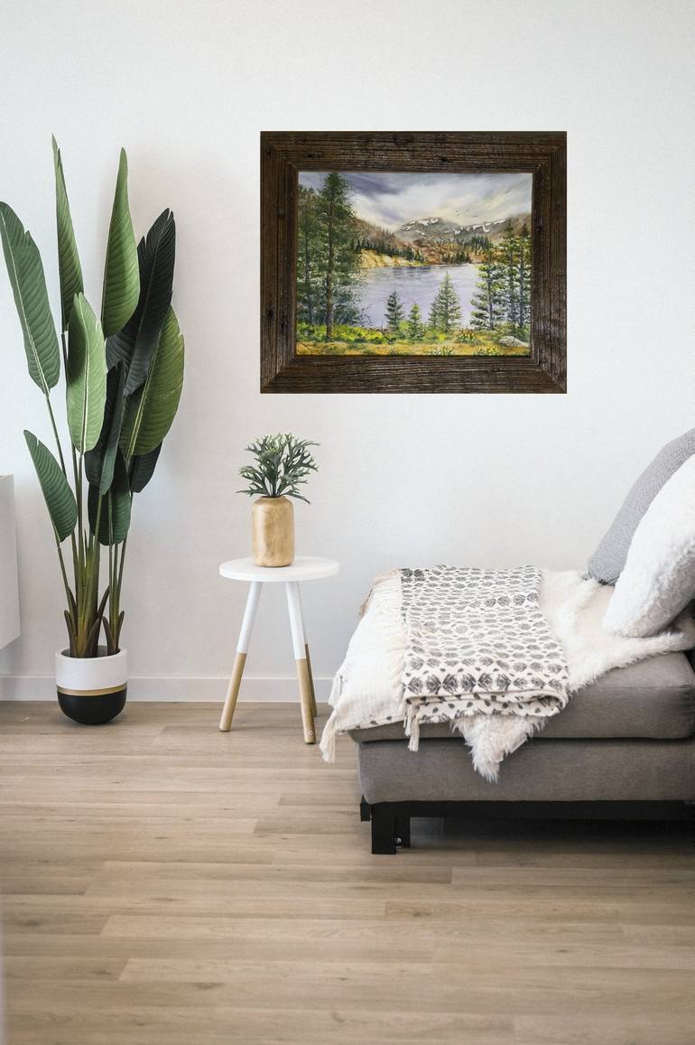 Original Expressionism Landscape Painting by Paula Bridges