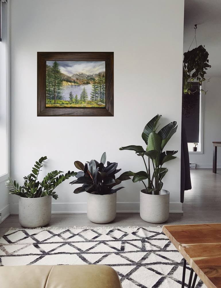 Original Expressionism Landscape Painting by Paula Bridges