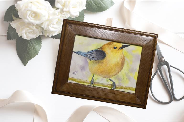 Original Impressionism Animal Painting by Paula Bridges