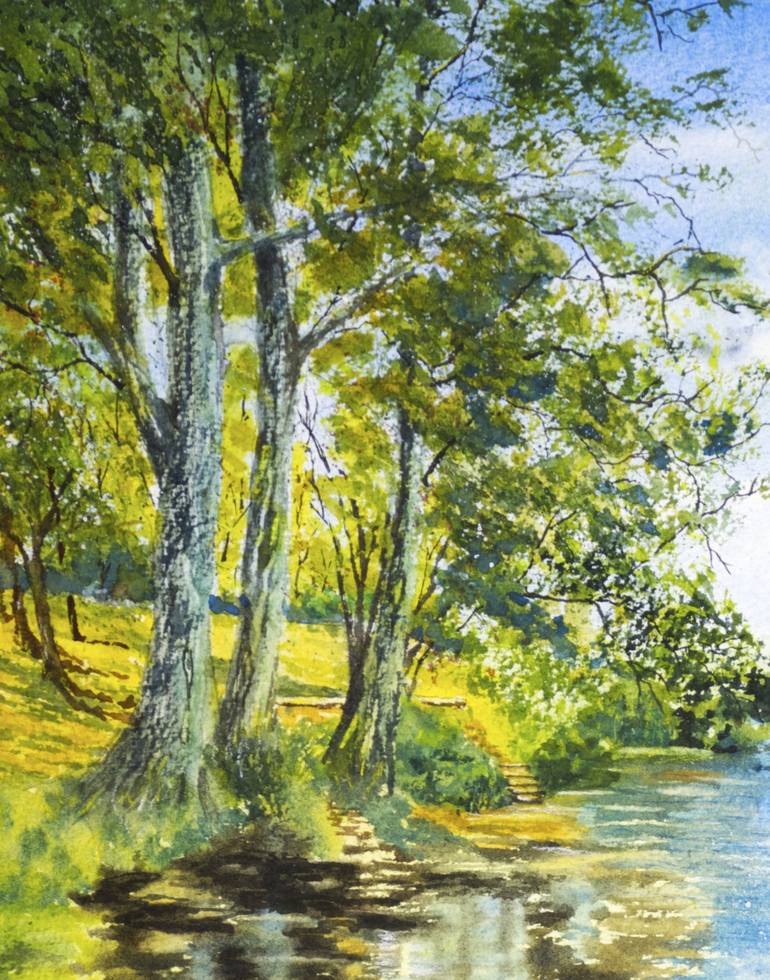 Original Fine Art Landscape Painting by Paula Bridges