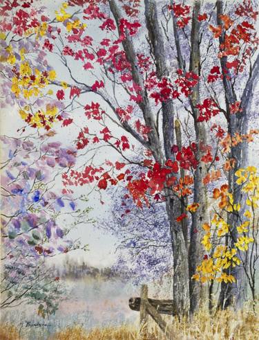 Original Impressionism Landscape Paintings by Paula Bridges