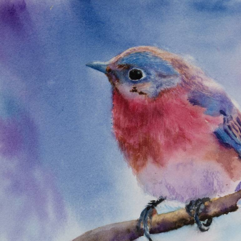 Original Expressionism Animal Painting by Paula Bridges