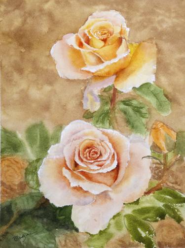 Original Impressionism Floral Paintings by Paula Bridges