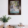 Cascading Waterfall framed on Wall