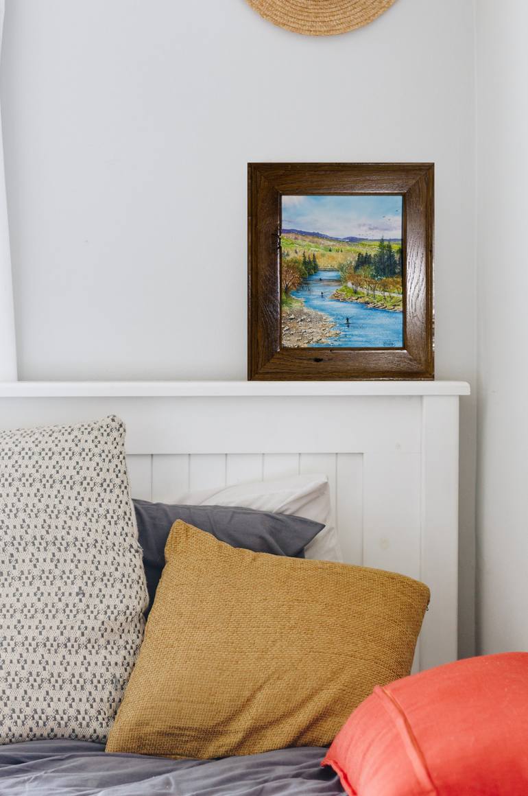 Original Expressionism Landscape Painting by Paula Bridges