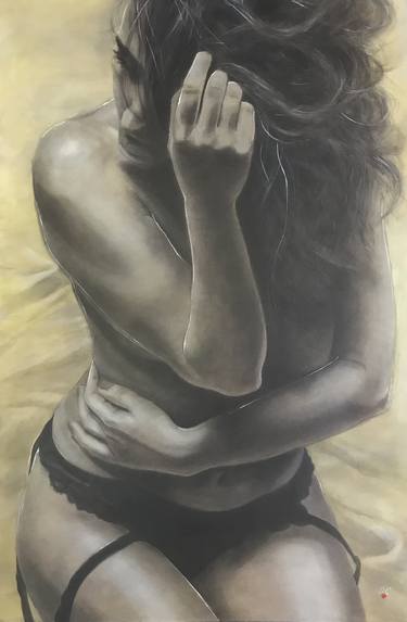 Original Figurative Nude Paintings by Daniela Ciarrocchi